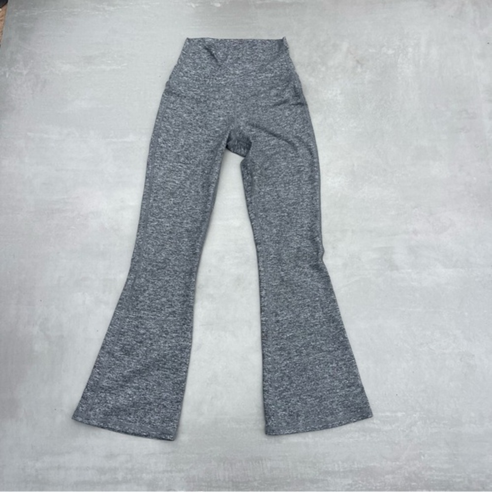 Quince Heather Grey Ultra-Soft Cropped Bootcut Pants